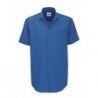 B&C SMP42 Poplin Shirt Heritage Short Sleeve / Men