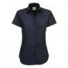 B&C SWT84 Twill Shirt Sharp Short Sleeve / Women