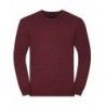 Russell Collection R-710M-0 Men`s V-Neck Knitted Pullover