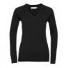 Russell Collection R-710F-0 Ladies` V-Neck Knitted Pullover