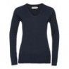 Russell Collection R-710F-0 Ladies` V-Neck Knitted Pullover
