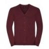 Russell Collection R-715M-0 Men`s V-Neck Knitted Cardigan