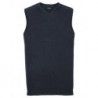 Russell Collection R-716M-0 V-Neck Sleeveless Knitted Pullover