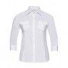 Russell Collection R-918F-0 Ladies` Roll 3/4 Sleeve Fitted Twill Shirt