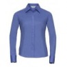 Russell Collection R-924F-0 Ladies` Long Sleeve Fitted Polycotton Poplin Shirt