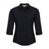Russell Collection R-926F-0 Ladies` 3/4 SleeveFitted Polycotton Poplin Shirt