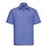 Russell Collection R-935M-0 Men`s Short Sleeve Classic Polycotton Poplin Shirt