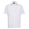 Russell Collection R-935M-0 Men`s Short Sleeve Classic Polycotton Poplin Shirt