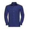 Russell Collection R-936M-0 Men`s Long Sleeve Classic Pure Cotton Poplin Shirt