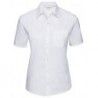 Russell Collection R-937F-0 Ladies` Short Sleeve Classic Pure Cotton Poplin Shirt