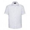 Russell Collection R-959M-0 Men`s Short Sleeve Tailored Ultimate Non-Iron Shirt