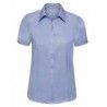Russell Collection R-963F-0 Ladies` Short Sleeve Tailored Herringbone Shirt