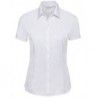 Russell Collection R-963F-0 Ladies` Short Sleeve Tailored Herringbone Shirt