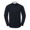 Russell Collection R-966M-0 Men`s Long Sleeve Tailored Contrast Ultimate Stretch Shirt