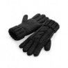 Beechfield B497 Cable Knit Melange Gloves