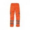 YOKO HV018T High Visibility Cargo Trousers with Knee Pad Pockets